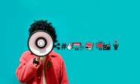 imagen de un altavoz para redes sociales y blog