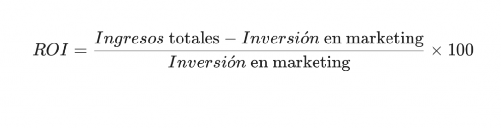 fórmula del ROI