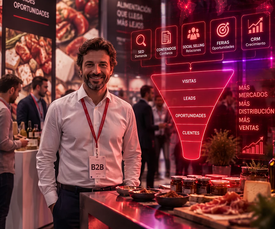 Ventas B2B en el sector alimentario: del contacto comercial a un sistema de generación de demanda