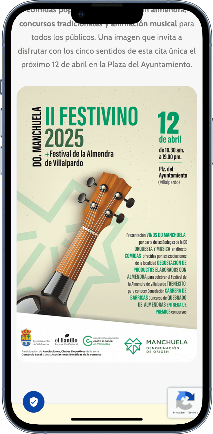 captura pagina web en movil